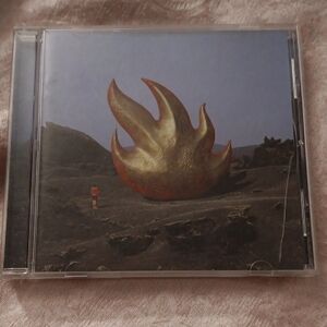 CD with Abstract Flame Artwork